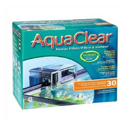 Filtro De Cascada Aquaclear 30 Para Acuarios De 38 - 114 Lt 