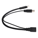 Cable De Extensión De 30 Cm, Convertidor De Alimentación Aux