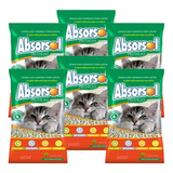 Piedras Sanitaria Absorsol Premium Neutro Para Gato 6u X 2kg