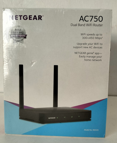 Netgear Router R6020 Ac750 Wifi Doble Banda.