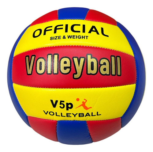 Pelota De Voley N 5 Ideal Playa Tricolor Beach Voley