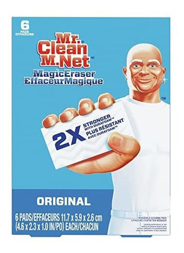 Mr Clean.net Esponja Magica Blanca Original X 6 