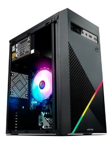 Gabinete Gamer Liketec - Basic Lc-mt-onev2 - Rgb - Preto