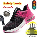 Zapatos De Seguridad Antigolpes Antipinchazos Para Mujer