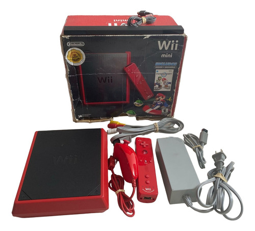 Consola Nintendo Wii Mini Usada Completa En Caja 