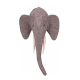 Gancho - Percha De Pared Simple Con Cabeza De Elefante De Fi