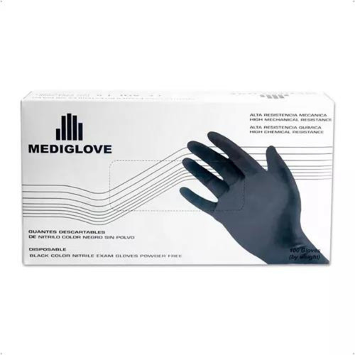 Guantes Nitrilo Negro Caja X100 Disposable Gloves