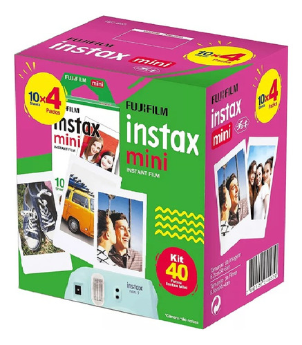 Filme Instax Mini Instantâneo - Fujifilm - 40 Fotos