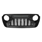 Parrilla Angry Enojado Barra Led Jeep Jl 2018-24 Gladiator.