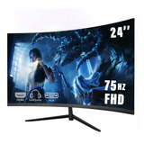 Monitor Gamer Curvo 24 Full Hd 1080p Hdmi Negro Para Juegos