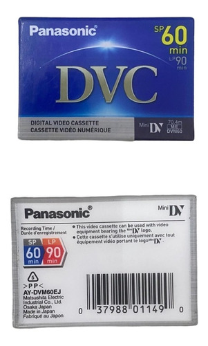 Cassette Minidv De Vídeo Digital 60min Y 90 Min