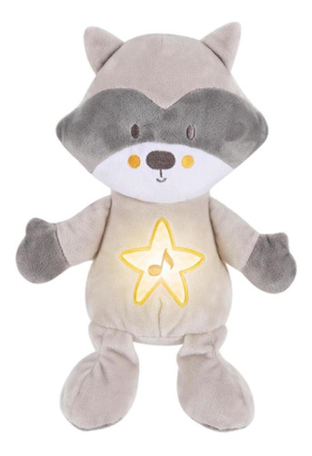 Peluche Musical Aeiou Mapache Luz