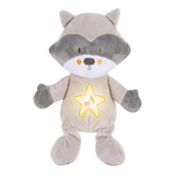 Peluche Musical Aeiou Mapache Luz