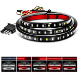 Tira De Luces Led,12v,108led 24-26lm,121 A 124cm,rojo/blanco