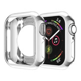 Carcasa Para Apple Watch Serie 5 Y 4 44mm Plateado