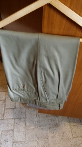 Pantalón De Hombre--gabardina--verde Petróleo--impecable