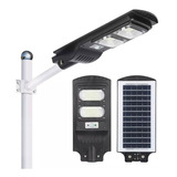 Lámpara Led Solar 60w Luminaria Suburbana Alumbrado Publico