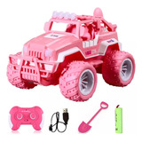 Coche Teledirigido Para Niña A Escala 1:16 Color Rosa