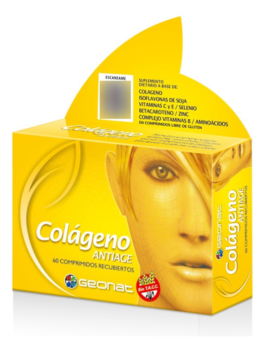 Combo X4 Colágeno Antiage X60 Comp. - Piel, Cabello Y Uñas