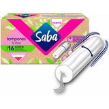 Tampones Saba Súper V-eco Flujo Abundante Sin Aplicador 16 P