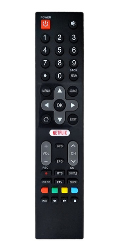 Controle Remoto Compatível Tv Philco Smart Vc-a8222