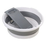 Basin De Lavado Plegable Con Tabla Integrada, Ideal Para Lav