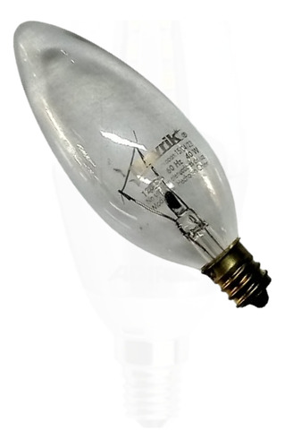 Foco Incandescente Tipo Vela Mavrik Mod.8914 2700k 40w E12