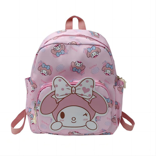 Linda Mochila Sanrio Kuromi Para Niñas Escuela Primaria