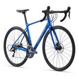 Bicicleta Ruta Giant Contend Sl 2 Disc 2023 Azul/gris Tamaño Del Marco 54 Cm