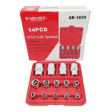 Juego De Copas Torx Hembra 14pcs Cuadrante 1/4 - 3/8 - 1/2