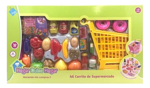 Carrito De Supermercado Con Comida Juego De Comida