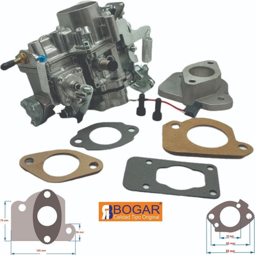 Carburador 1 Garganta Completo Chevy Tbi 1.6 96-12 Adaptado