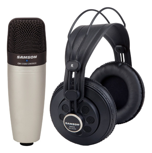 Pack Micrófono + Auricular  C01+sr850 Samson C01850