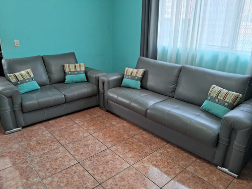 Sala Orion Gris Oscuro 2 Piezas (sofá Y Love Seat)