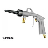 Pistola De Lavado De Aire-agua 50 Psi/145 Psi Ultra Liviana Cuerpo Aluminio Inyectado P/ Compresor Se Conecta A Canilla Color Gris