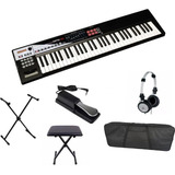 Teclado Roland Xps10 + Capa + Suporte + Sustain +fone +banco