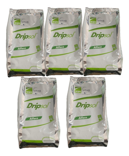 Adubo Fertilizante Dripsol Alface Folhosa 08-09-34 - 5 Kg