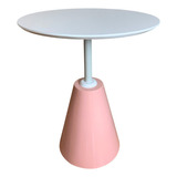 Mesa De Apoio Lateral Redonda Cone Masp 70 Cm - Decoração 