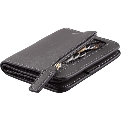 For Cartera Pequeña Y Delgada De Piel For Mujer Con Cy | Meses sin interés