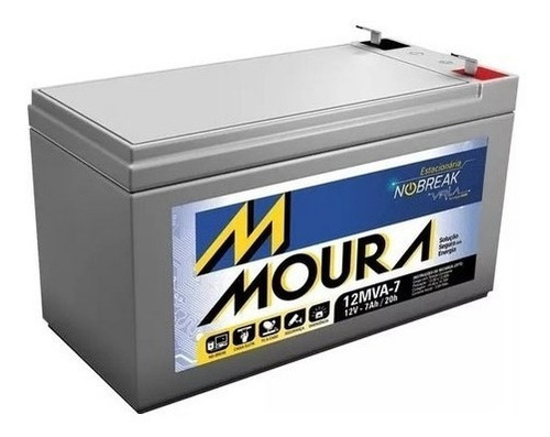 Bateria Nobreak Caixas Eletronicos Mva7 12v 7ah Moura