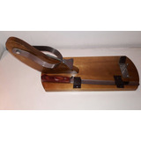 Tabla Jamonera Laqueada C/cuchillo Jamonero