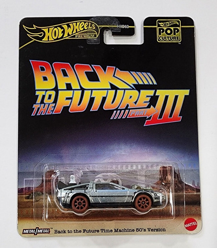 Hot Wheels Premium Volver Al Futuro 3 Time Machine Delorean