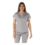 Ambo Spandex- Venecia- Gris&rosa- Ambos Rode