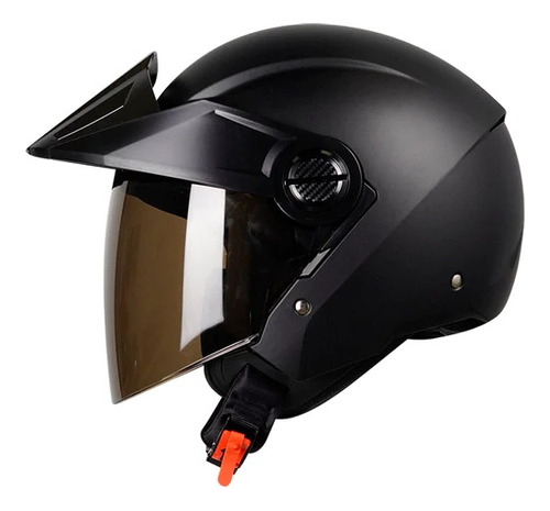 Casco Abierto Ich 102 Solid Ngromate Visor Humo