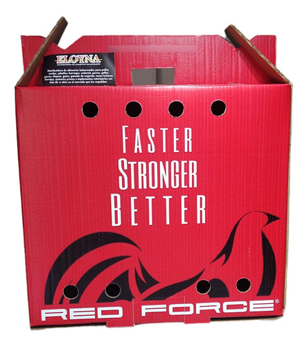 10 Cajas Transportadora Gallos Red Force 