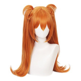 Evangelion Eva Asuka Langley Soryu Cosplay Peluca Naranja A