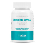 Omega 3, Omega-3 Maxsimil®, 90 Cap, Complete Omg-3, Matter Sabor N/a