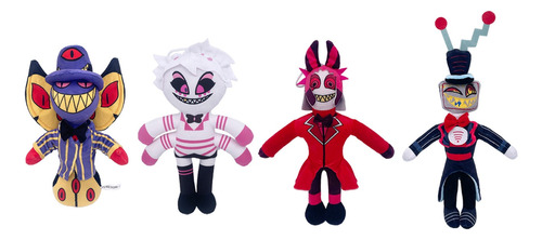 Peluche Hazbin Hotel Tentacle Robot Hell Pig, 4 Piezas