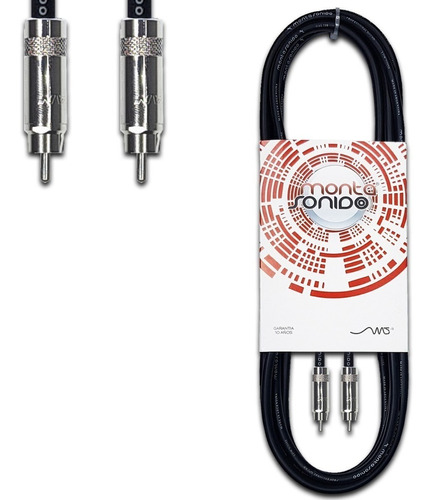 Cable Rca A Rca Mono 12 Mts Neutrik Audio Profesional Mixer