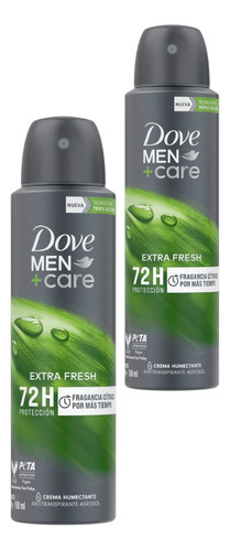 Kit X2 Desodorante Dove Men + Care Extra Fresh 72h 